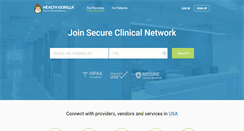 Desktop Screenshot of healthgorilla.com