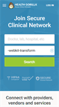 Mobile Screenshot of healthgorilla.com
